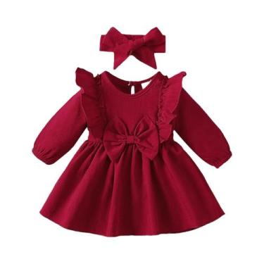 Imagem de Fantasia De Natal E Ano Novo Para Meninas Bebês, Vestido De Princesa D