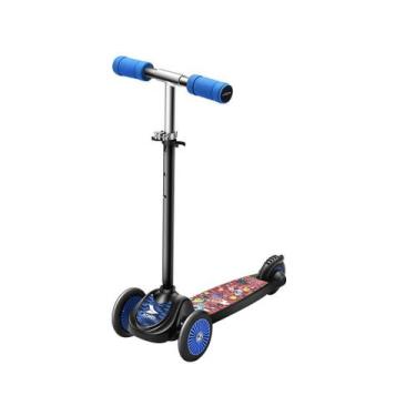 Imagem de Patinete Infantil 3 Rodas Dobrável Menino Atrio, Preto, Monstros