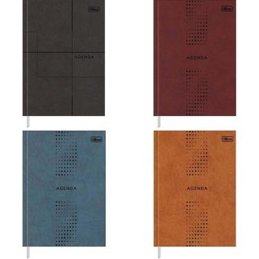 Imagem de Agenda Permanente Tilibra Pratika 192 Folhas 145x205mm com Silkscreen e Fitilho