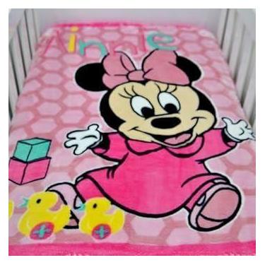 Imagem de Cobertor Infantil Disney Minnie Patinhos - JOLITEX