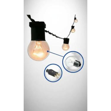 Imagem de Varal de Luzes 10m com 10 Lâmpadas Incandescentes - Congratulations St