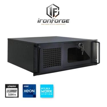 Imagem de Servidor AlphaBit Ironforge Rack - Intel Xeon E-2124, RAM 128GB NON-EC