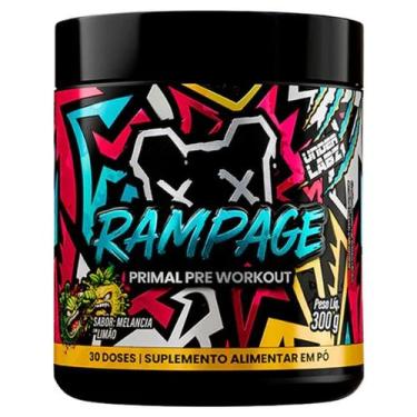 Imagem de Primal Pre Workout Rampage 300g Under Labz, Melancia Com Limão