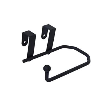 Imagem de Suporte Papel Higiênico Para Caixa Acoplada Preto Fosco