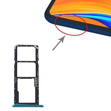Imagem de HONGYAN Peças de substituição de telefone celular Bandeja de cartão SIM + Bandeja de cartão SIM + Bandeja de cartão micro SD para Huawei Y6s Acessórios telefônicos