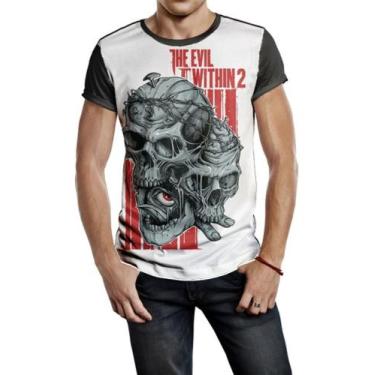 Imagem de Camiseta Masculina The Evil Within 2 Full Print Ref:875 - Smoke