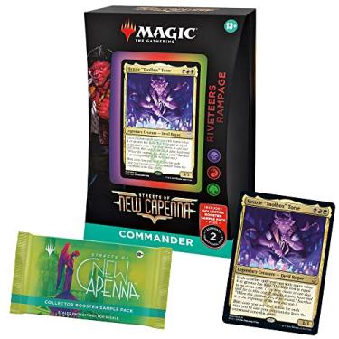 Imagem de Magic: The Gathering Streets of New Capenna Commander Deck – Riveteers Rampage + Collector Booster Sample Pack