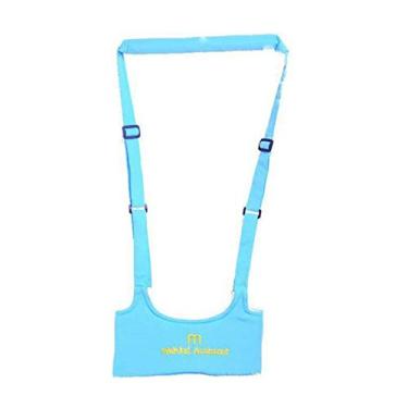 Imagem de Assistente Andador Para Crianças Andar Auxiliador de Caminhada Acessório de Bebê (Azul Claro)