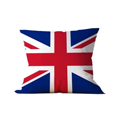 Imagem de Almofada decorativa Reino Unido Inglaterra 42x42cm + enchimento