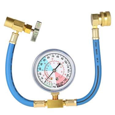 Imagem de Qudai AC R134A Auto Ar Condicionado Ar Condicionado Recarga de Refrigerante Mangueira Medidora Kit 1/2 NP