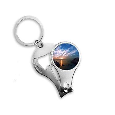 Imagem de Lake Mountain Science Cenário Natureza Alicate Anel Chaveiro Abridor de Garrafas Cortador