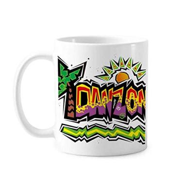 Imagem de Mexico Culture Elment Pink Danzon Slogan Caneca Cerâmica Café Porcelana Utensílios de Mesa