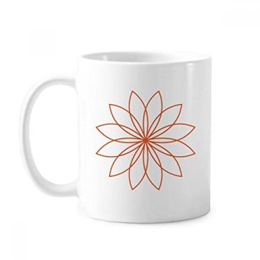 Imagem de Flor, linha, planta, flor, padrão, caneca, cerâmica, café, porcelana