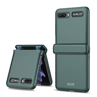 Imagem de Capa de telefone de proteção total magnética para Samsung Galaxy Z Flip Z 5G Capa de telefone de plástico rígido para Samsung z Fold Case, verde, China