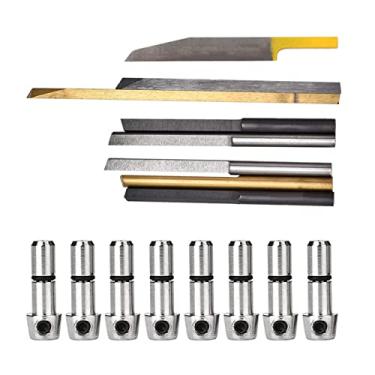 Imagem de 8 Pçs Brocas de Corte de Gravação, Brocas de Máquina de Gravação Ferramenta de Gravação de Joias para Máquina de Gravação de Impacto Pneumático