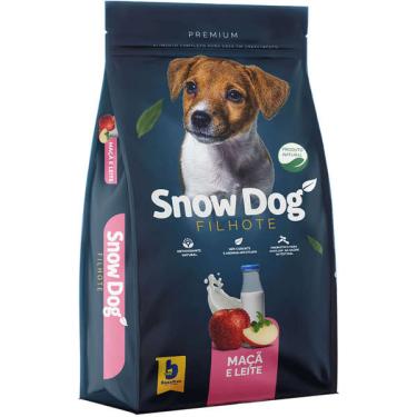 Imagem de Ração Seca Snow Dog Maçã e Leite para Cães Filhotes - 20 Kg
