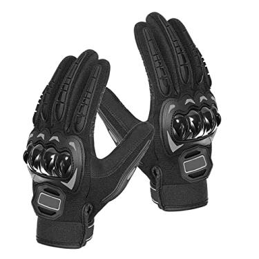 Imagem de Generic 2 Peças de Motocicleta/tela Sensível Ao Toque de Ciclismo/de Equitação de Corrida para Dirigir Ciclismo Bicicleta Quadriciclo Q, Preto G