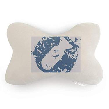 Imagem de DIYthinker Design de símbolo, estampa de ilustração para carro, decoração de pescoço, almofada para encosto de cabeça