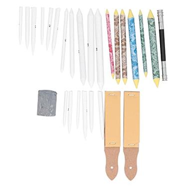 Imagem de Compra Maluca Conjunto de tocos de mesclagem, ferramenta de extensão de lápis prática para uso em desenho de esboço para pintura