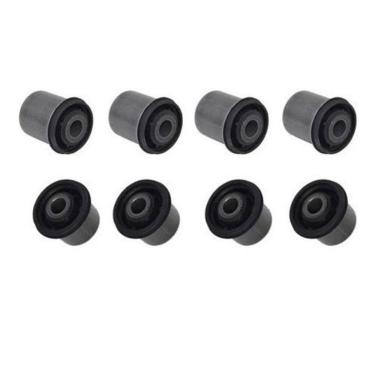 Imagem de Kit 8 Bucha Bandeja Inferior Superior Nova S10 2013 / ...