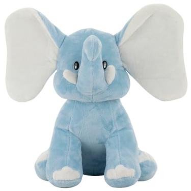 Imagem de Pelúcia Elefante Azul Orelhas Grandes 26cm