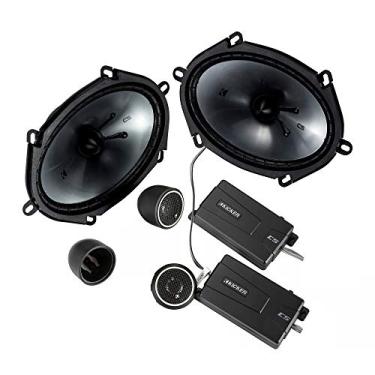 Imagem de KICKER 46CSS684 CS-Series CSS68 Sistema de componentes de 160 x 200 mm (160 x 200 mm) com tweeters de 0,75 polegadas, 4 Ohm (par)