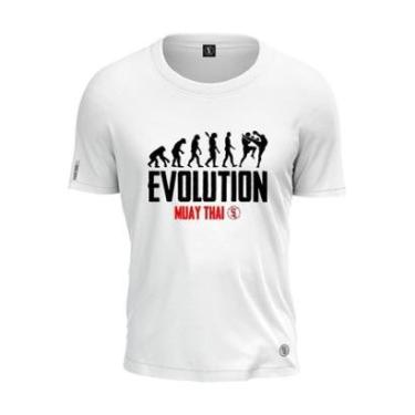 Imagem de Camiseta Algodão Evolution Muay Thai Monkey Luta Macaco-Unissex