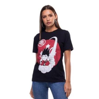 Imagem de Camiseta Liverpool Estonada Dragon Ball Preto Tam. P-Feminino
