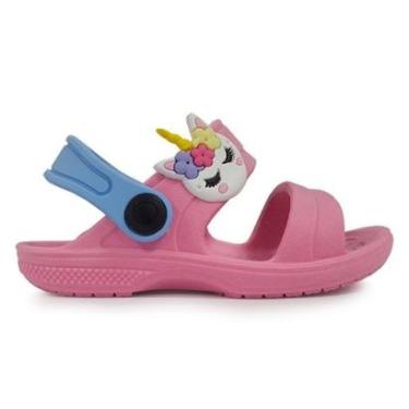 Imagem de Sandália Papete Kimimo Unicórnio Conforto Infantil em EVA-Feminino