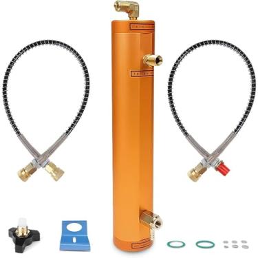 Imagem de Vdapavin Compressor de ar PCP separador de água de óleo 30Mpa filtro de ar de alta pressão filtro de água externo separador de óleo para compressor de ar bomba de ar