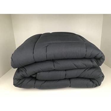 Imagem de Edredom Super King Natura - 3,15m x 2,80m - Grafite - Malha 100% Algodão Fio Penteado 30/1-1 peça - Bernadete Casa