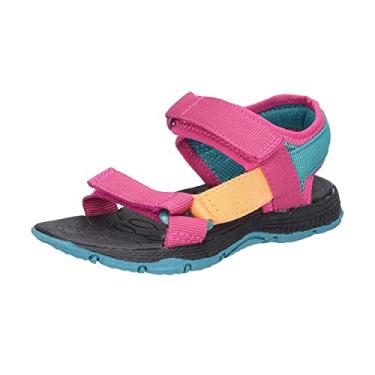 Imagem de Merrell Sandália infantil unissex Kahuna Web, Baga/Multi, 13 Big Kid