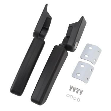 Imagem de 1 par de Caixa Traseira para Motocicleta, Apoio de Braço do Passageiro, Alumínio, Plástico, Espuma, Corrimão para Montagem do Banco Traseiro para R1200gs, Caixa Traseira de