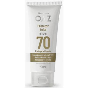 Imagem de Protetor Solar Fator 70 FPS OAZ Vegano Toque Seco