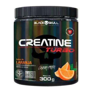 Imagem de Creatina em Pó Black Skull Creatine Turbo Laranja 300g, 01 Unidade, La