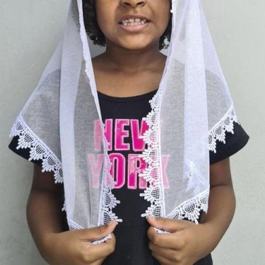 Imagem de Véu ccb infantil leticia congregação cristã no brasil - Véus da Fer, R