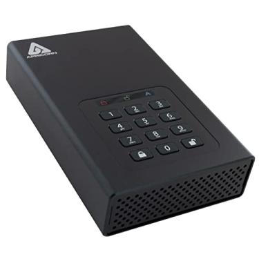 Imagem de Apricorn Disco rígido USB 3.0 criptografado Aegis Padlock DT 256 bits de 12 TB (ADT-3PL256-12TB)