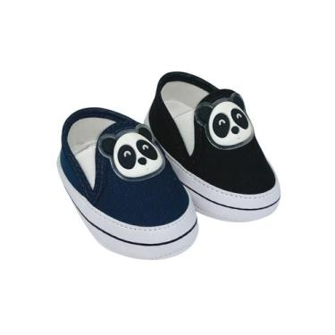 Imagem de Kit Com 2 Pares Sapatinho De Bebê Sapato De Bebê Direto Da Fabrica T51