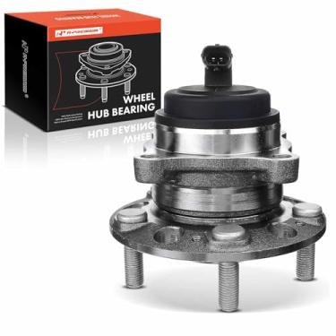 Imagem de A-Premium Rolamento de roda dianteira e conjunto de cubo com ABS e 5 terminais compatíveis com Hyundai Genesis 09-14, Equus 11-16