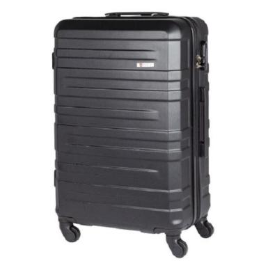 Imagem de Mala De Viagem Média 23kg 4 Rodas Travelux Lugano M, Preto