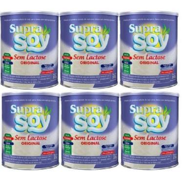 Imagem de Suprasoy Sem Lactose Original Kit 6 x 300g - Suprasoy
