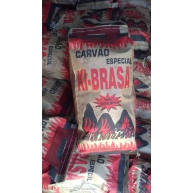 Imagem de Carvão Vegetal ESPECIAL KI-BRASA 100% Eucalipto Pacote de 1,5 KG - Car