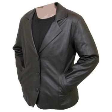 Imagem de Jaqueta de Couro Feminina SV4002 - Preto - Selaria Vertentes, M