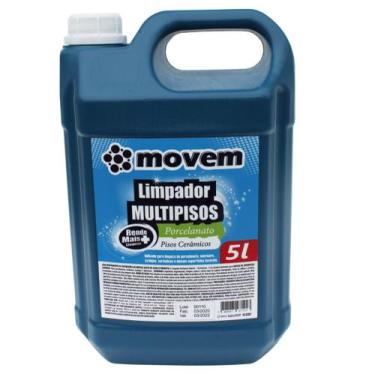 Imagem de (1055) Limpador de Porcelanato e Pisos Cerâmicos Movem 05 Litros (Kit 