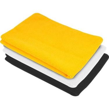 Imagem de Toalha de Microfibra 40cm x 40cm 300g/m² 3Pçs VONDER