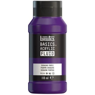Imagem de Tinta Acrílica Liquitex Basics Fluid 118ml Dioxazine Purple, Fluid