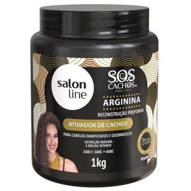 Imagem de Ativador de Cachos S.O.S Arginina 1Kg - Salon Line