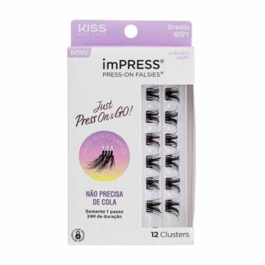 Imagem de Cílios Postiços ImPRESS Press-on Falsies - Atrevido Wispy, 1 Un