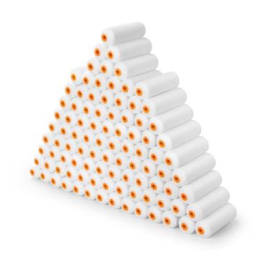 Imagem de VOOMEY Rolo de espuma de 10 cm, mini rolos para pintura, capas de rolo de pintura, um pacote de 96, melhor escolha para pintores profissionais e bricolage doméstico