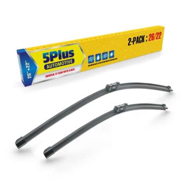 Imagem de 5 PLUS 26"+22" Palhetas de Limpador de Para-Brisa de Substituição para Vw Volkswagen Atlas 2020-2018 Porsche Cayenne 2020-2019 Conjunto de Palhetas de Limpador de Equipamento Original 3Cn-998-002(Conj